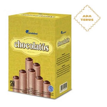 

Chocolatos - Classic Wafer Roll (box isi 24 pcs)