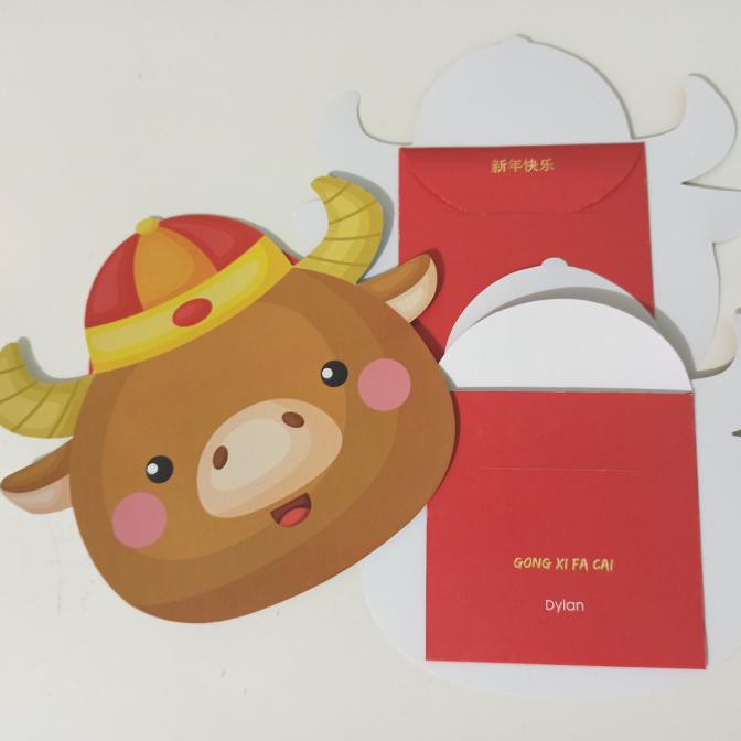

FALSH SALE Angpao imlek 3D unik (isi 6) - +custom nama