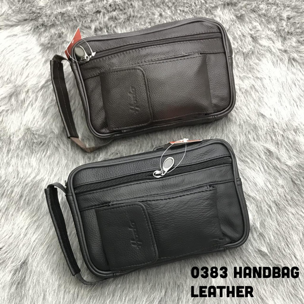 Tas Tangan Kulit ORIGINAL Import Pria MVP - HandBag Laki-laki Terbaru - Clutch Pria Import TERBARU