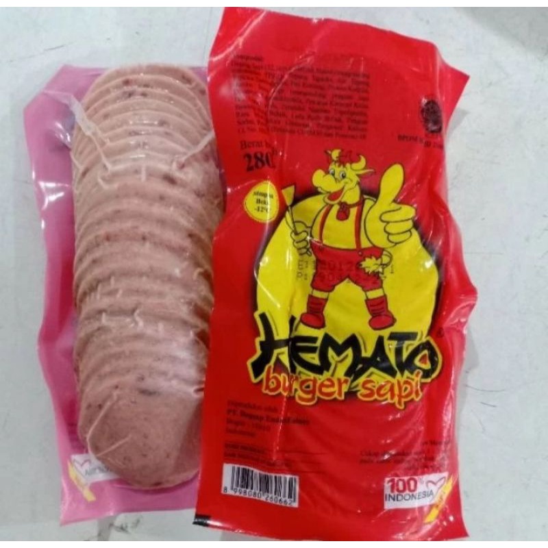 

Hemato Burger Sapi 280Gr