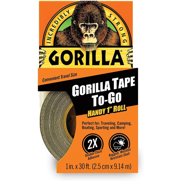 

Isolasi Kain Gorilla Tape To Go Isolasi Serbaguna Untuk Traveling