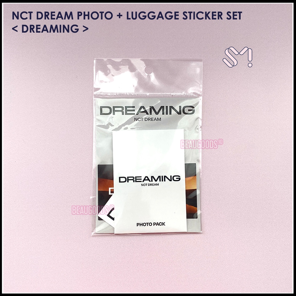 NCT DREAM Dreaming Photo + Luggage Sticker Set - Sealed Official