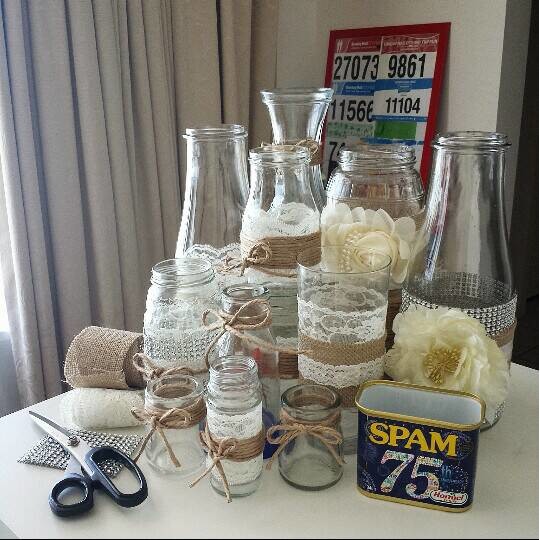 

pita vintage untuk kado dekor ulang tahun perkawinan