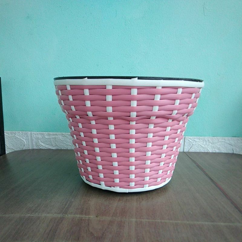 Pot Bunga Anyam Rotan Sintetis D25