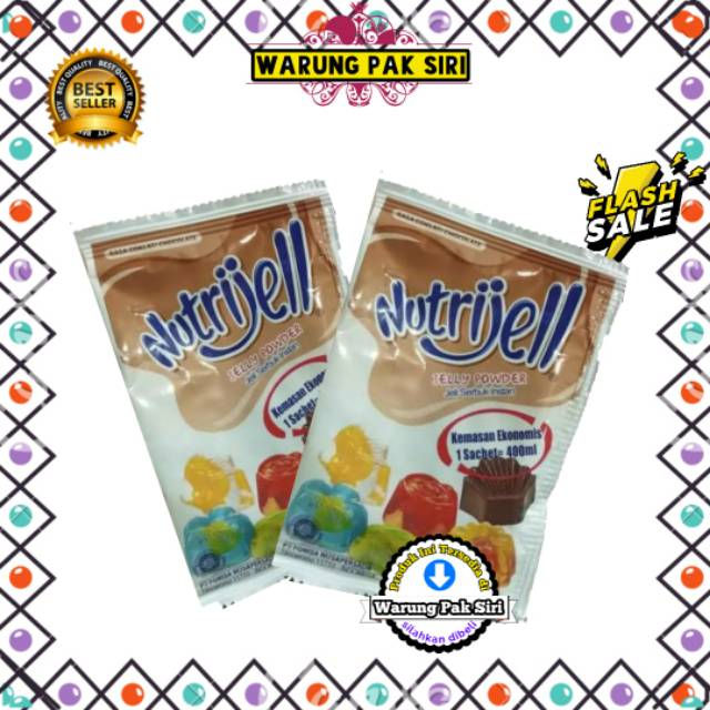 

Nutrijell Coklat | Nutrijell Chocolate 1 sachet (jember)