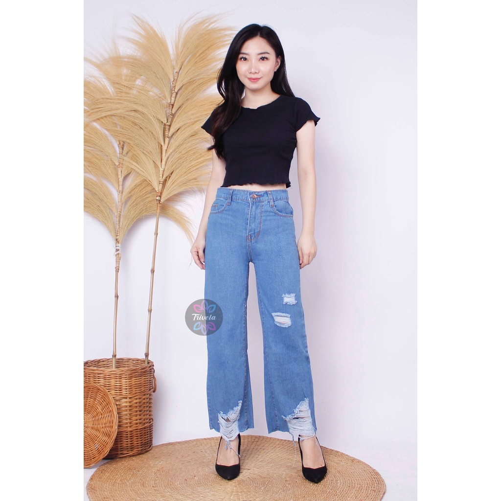 TRIVELA - Kulot Jeans Chlaudy / Kulot Jeans Sobek 27-34