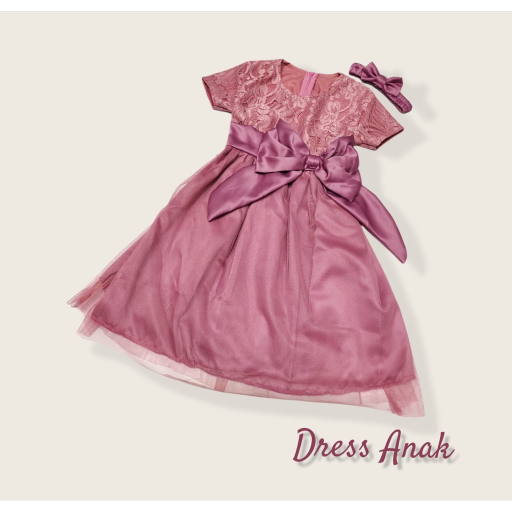 BO - DRESS DUOKRUCILS / DRESS ANAK / PAKAIAN ANAK / FASHION ANAK-ANAK / DRESS TERMURAH / DRESS PESTA