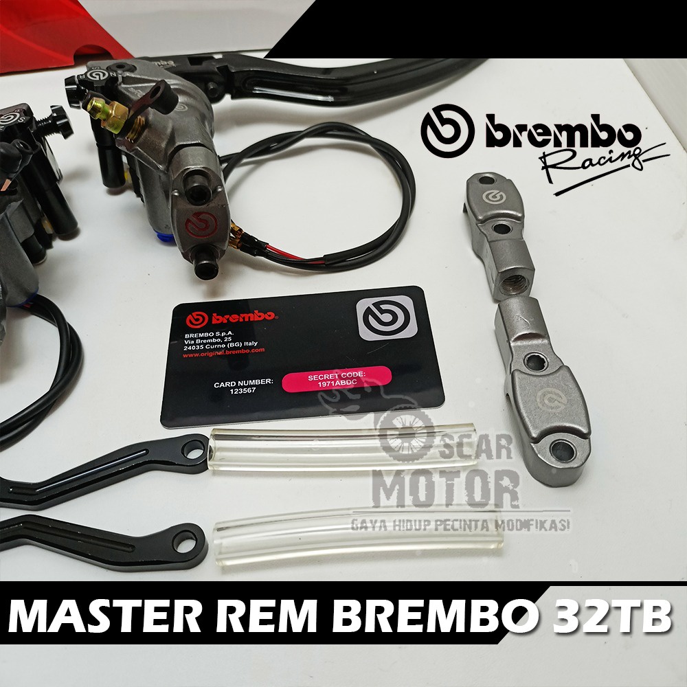 HANDLE MASTER REM BRB CORSA CORTA RCS 19 RADIAL DUA TABUNG MINI CNC