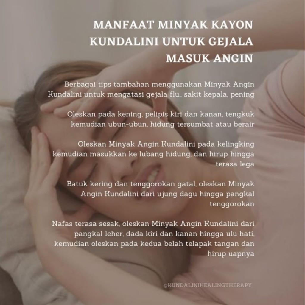 Minyak Angin Kundalini Asli Bali