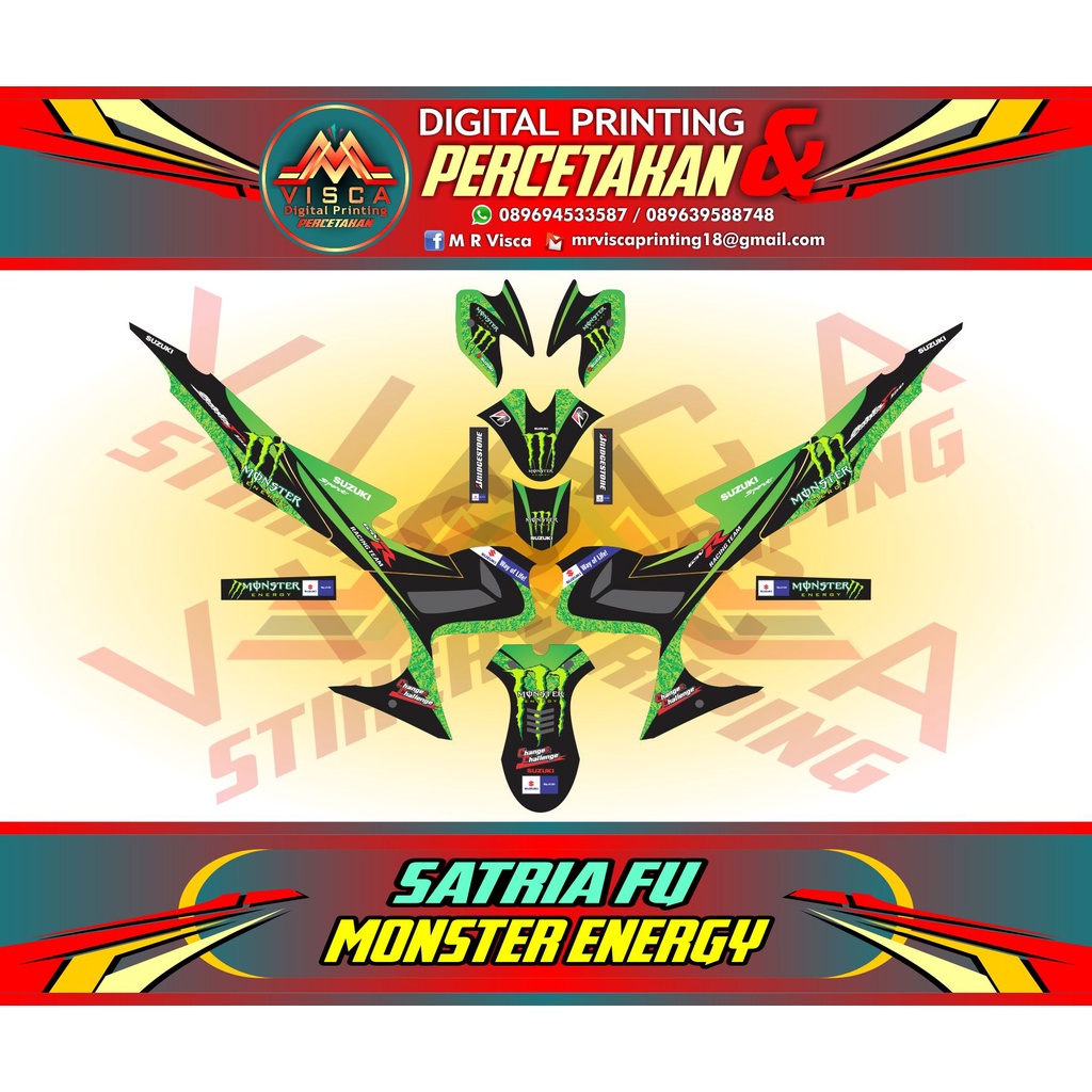 decal SATRIA FU BARONG fullbody - decal stiker suzuki satria fu barong 150 fullbody