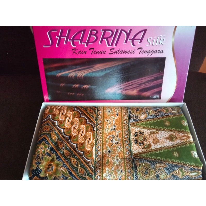 Kain bahan sarung atlas  preloved