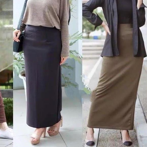 ☟ ROK SPAN RAJUT KNIT SKIRT PREMIUM - SERA KNIT SPAN PREMIUM BISA ➶