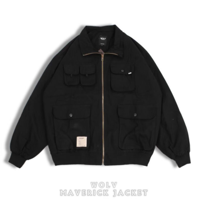 JAKET FLIGHT WOLV - JAKET MAVERICK WOLF - JAKET PILOT ORIGINAL WOLF -JAKET MAVERICK WOLF - MAVERICK