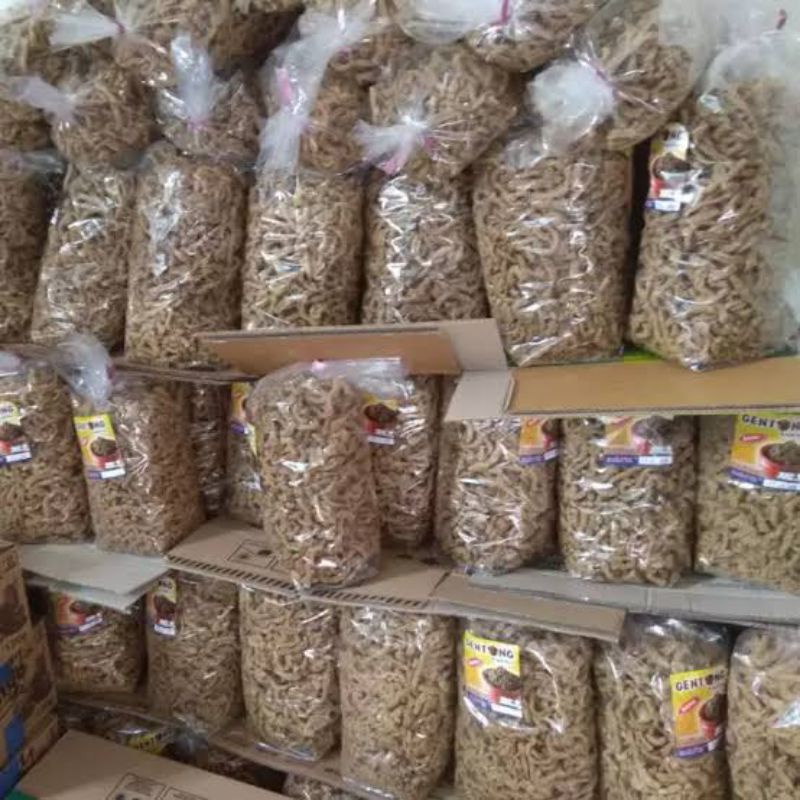 TERLARIS KERIPIK USUS 1kg / USUS CRISPY / KRIPIK USUS KILOAN / GROSIR KERIPIK