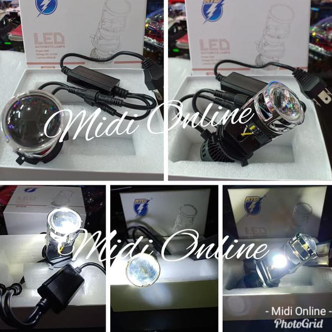 DISKON LAMPU UTAMA MOBIL RTD M01B - LED PROYEKTOR - LAMPU DEPAN MOBIL H4 #4