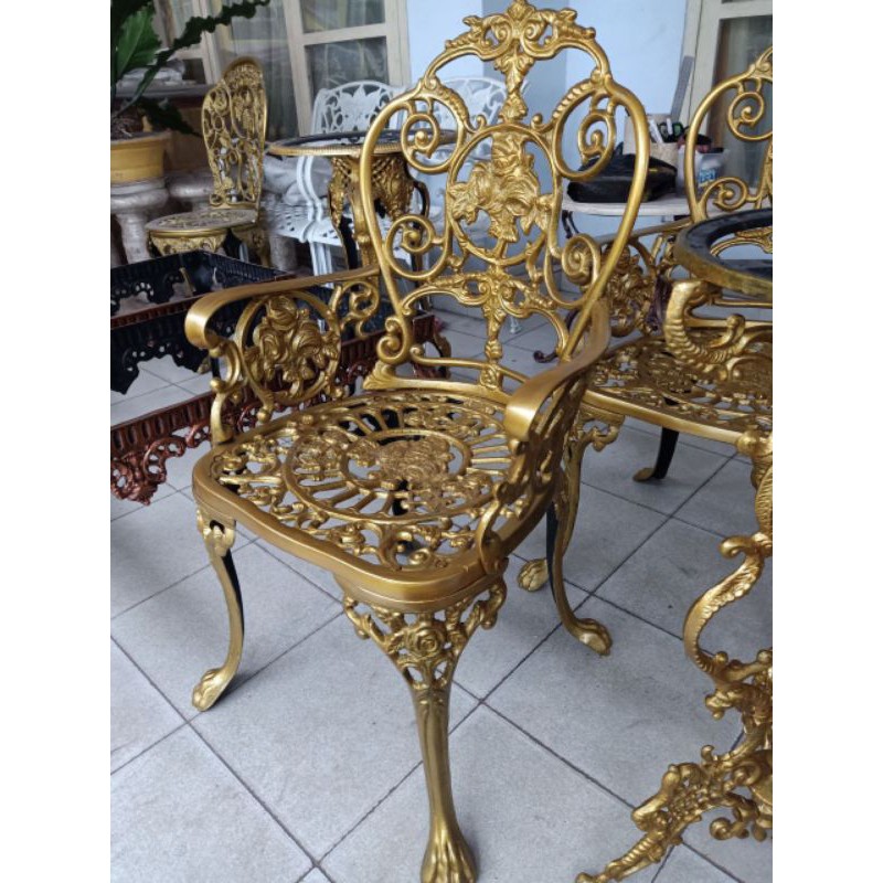 Kursi Taman Teras Besi Tempa