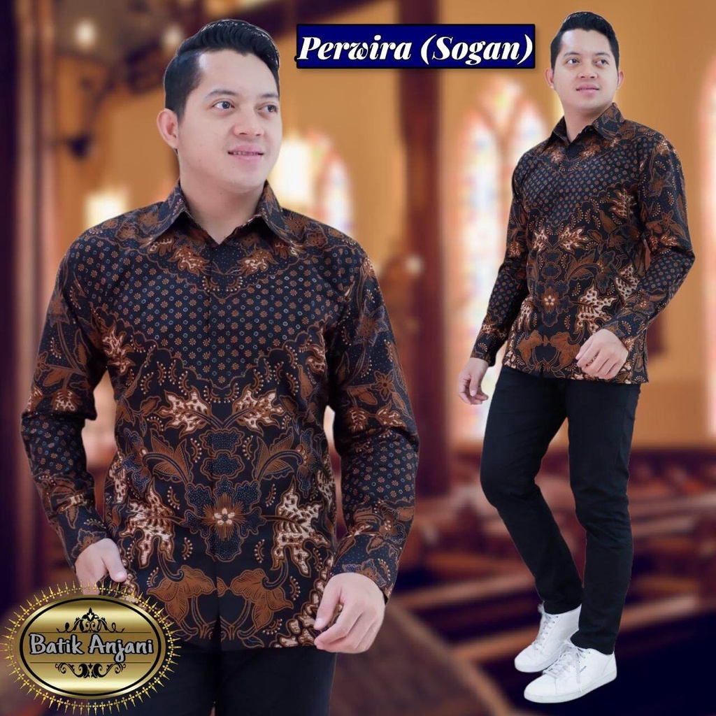 Kemeja batik PERWIRA ORI / Batik lengan panjang terbaru / batik cowok keren / baju batik kasual / hem batik pesta / batik cowok terbaru / batik kerja keren / batik pesta terlaris