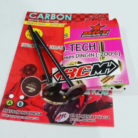 KLEP CARBON BRT UK 22-19 22 - 19 BATANG 4.5 SATRIA FU JUPITER MX VIXION MXKING MX KING DLL ORI BRT