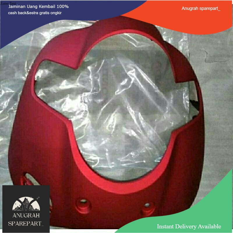Panel Tameng Body Depan skupi scopy Scoopy New fi esp Donat ring12 K93 2017-2020 merah dof original