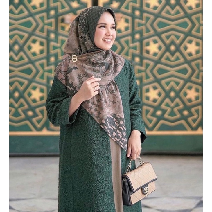As Is Item. Buttonscarves Haramain Emerald