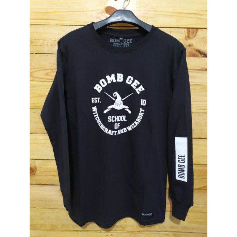 Kaos Distro Lengan Panjang Bombboogie School