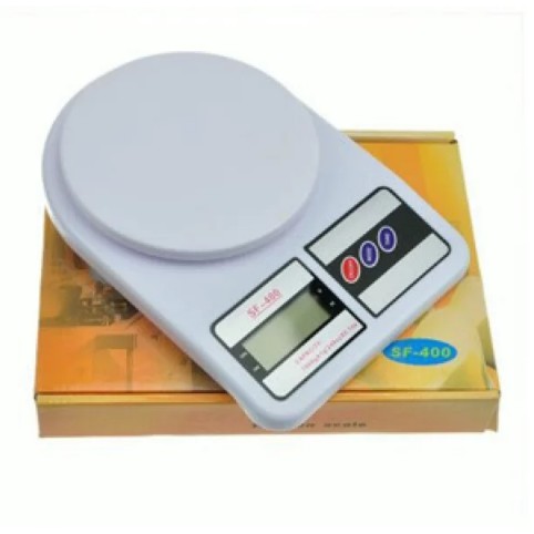 10 kg Timbangan paket paketan shopee digital emas dapur elektrik max mini kitchen scale SF400 free batre