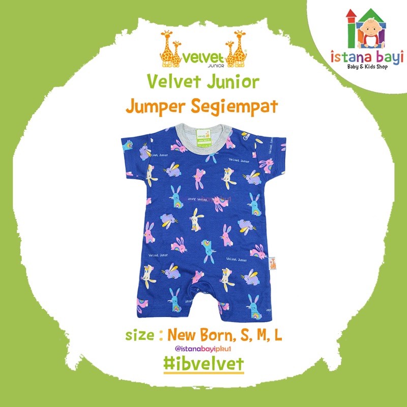 VELVET JUNIOR ACTIVEWEAR BODYSUIT ROMPER SEGIEMPAT SERIES - ROMPER BAYI