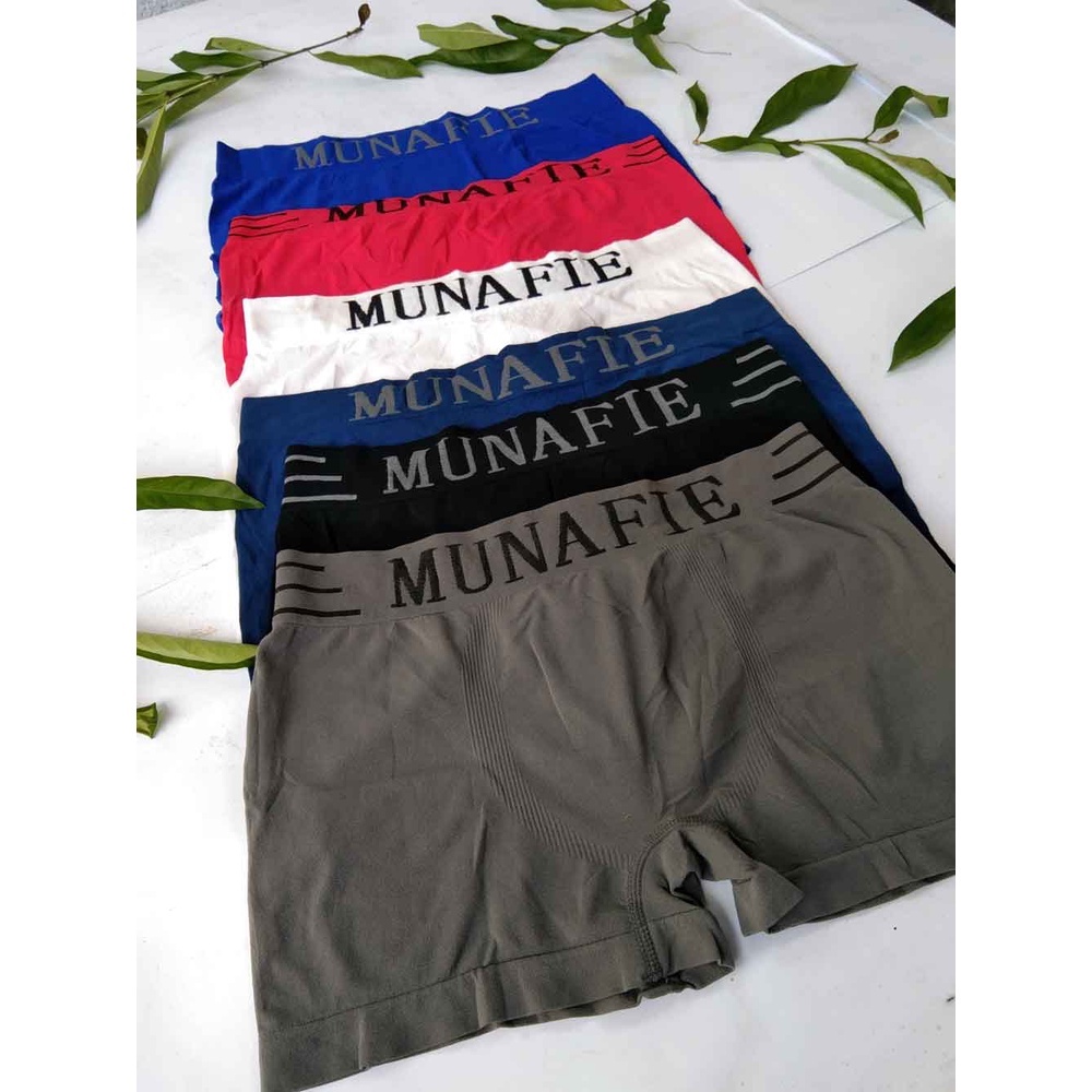 Munafie celana dalam pria segi empat boxer import