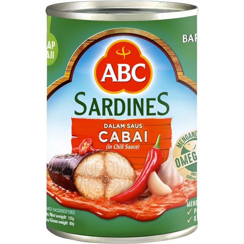 

ABC Sardines Chili 155g