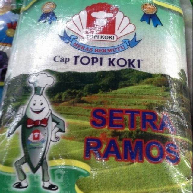 

Beras Topi Koki Setra Ramos 20 kg | TopiKoki SetraRamos 20kg Pulen