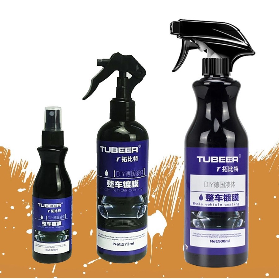 TUBEER Spray Nano Coating Hydrophobic Car Paint Wax Protection 120ml