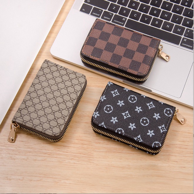 FINOM DITA - Dompet Lipat Motif Resleting Cute Korean Style