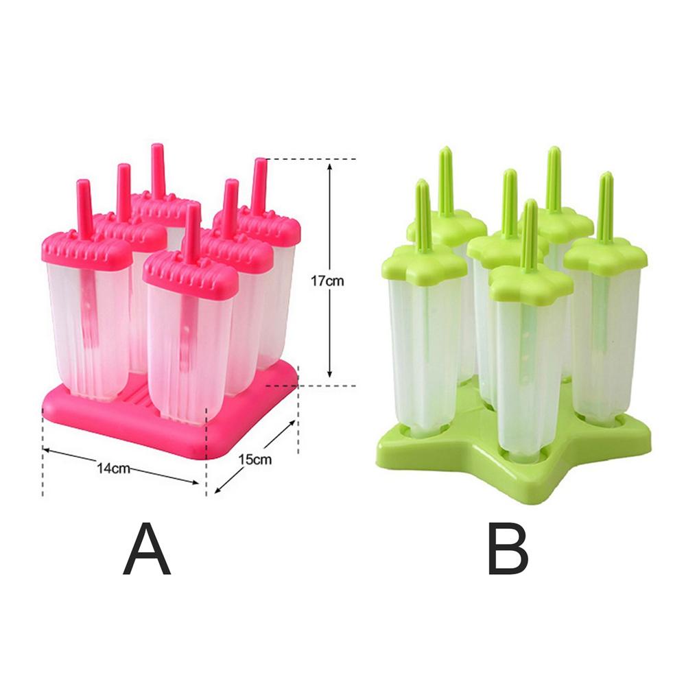 [Elegan] Cetakan Es Loli Ramah Lingkungan Stocked Reusable Yogurt with Popsicle Stick Cetakan Es Pop