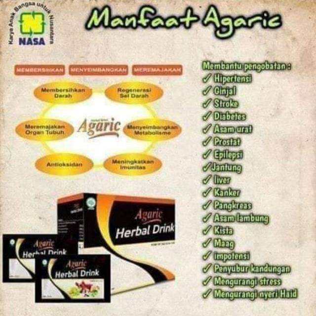 

Agaric herbal dring nasa