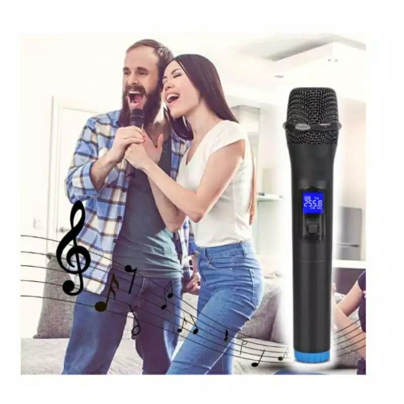 mic Wireless Single Advance Mic-101/Mikropon Nirkabel Portable/Professional Wireless Microphone