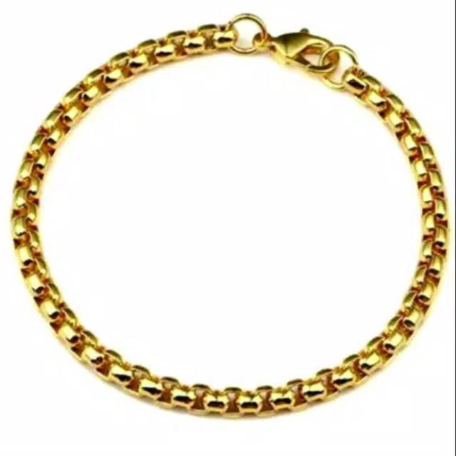 Gelang pria titanium asli stainless steel