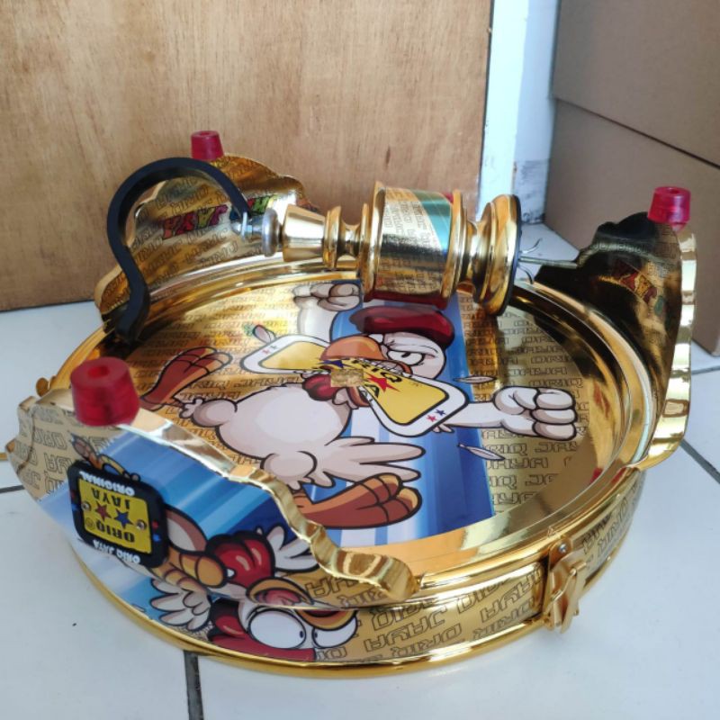 Tebok Lovebird Chrome Decal Oriq Jaya (cuci gudang)