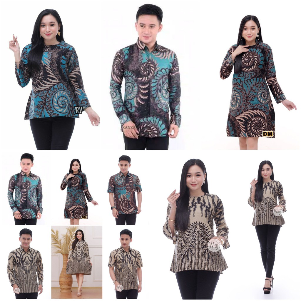 Maura Couple Batik seragam Batik couple atasan batik wanita seragam kantor seragam hajatan