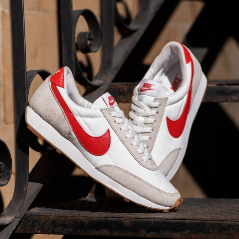 nike daybreak white red