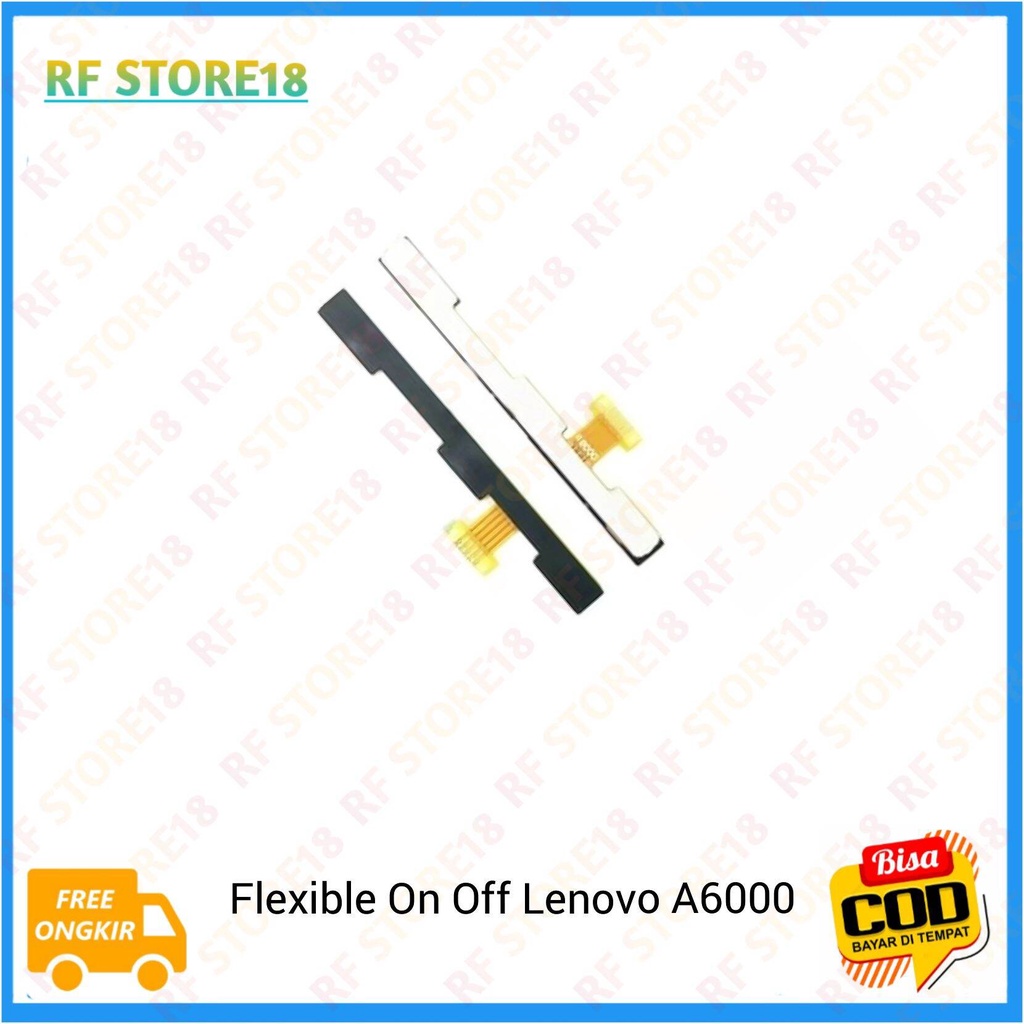 LENOVO A6000 ORIGINAL 100% - Flexible Tombol Power On Off Flexible On Off Lenovo A6000 Original 100%