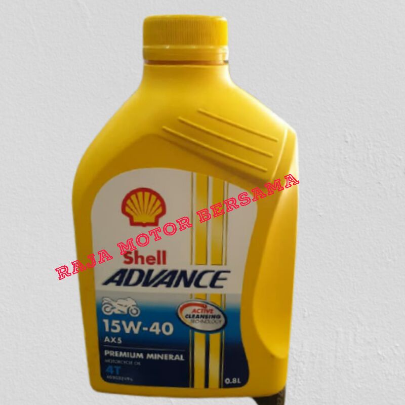 oli Shell Advance AX5 800ml SAE 15W-40 oli Shell Advance 800 ml
