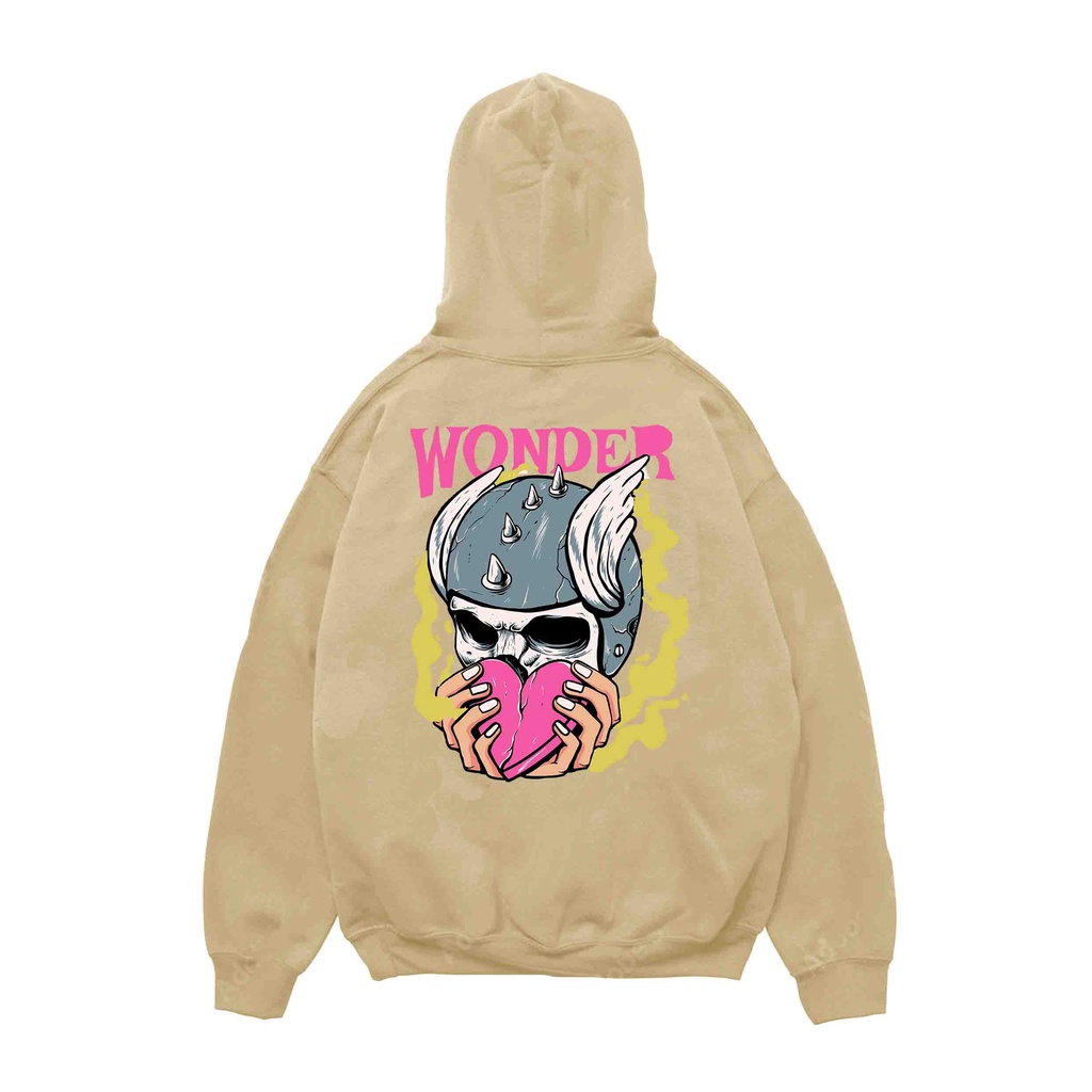 Hoodie Pria Wonder Sweater Pria Fleece Size M - XXL