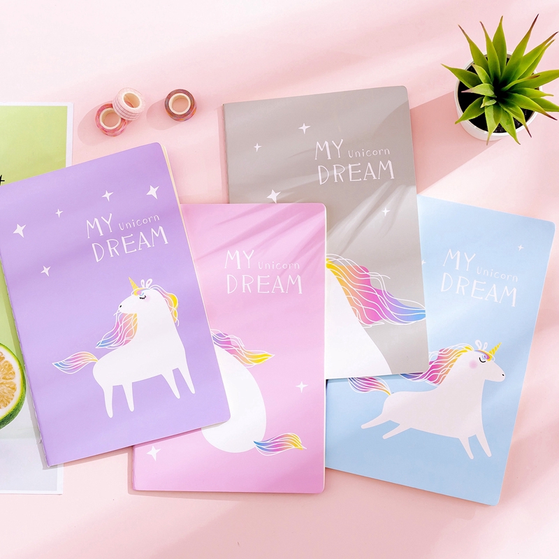 Buku Notebook/Catatan/Diary Motif Kartun Unicorn Untuk ...