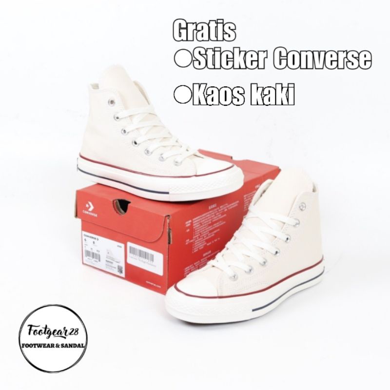 SEPATU CONVERSE 70s BLACK HIGHT PREMIUM TERLARIS / CONVERSE 70s TERLARIS / SEPATU CONVERSE TINGGI HITAM / SEPATU CONVERSE TINGGI CREAM