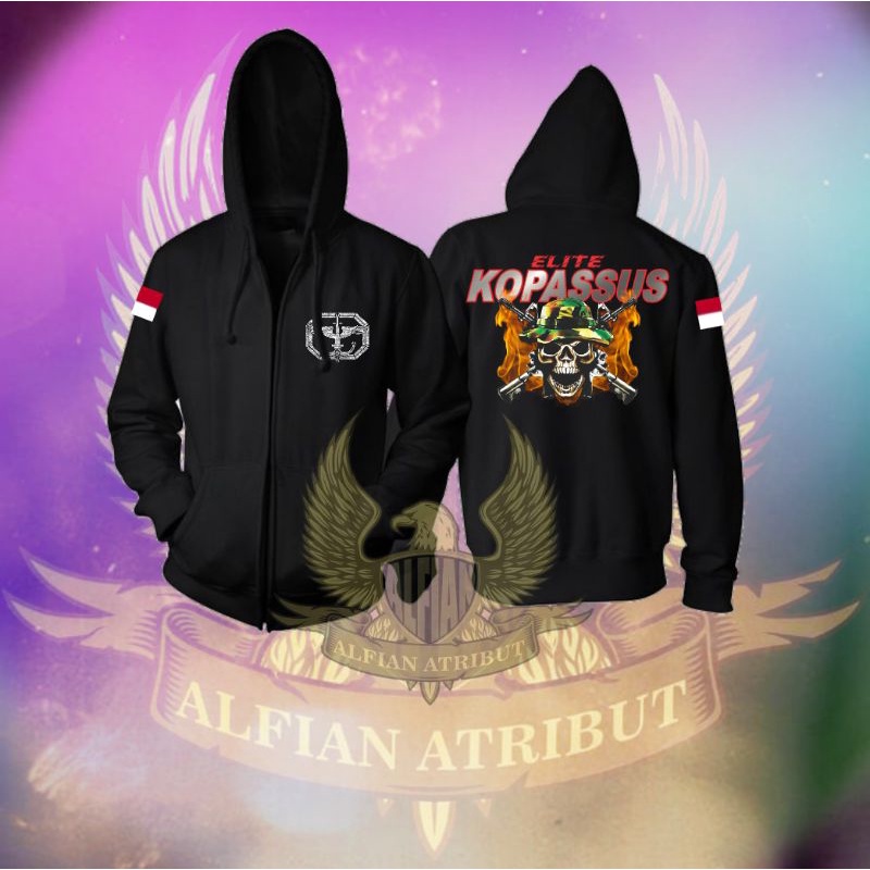 Jaket KOPASSUS TERBARU,jaket sweater kopassus