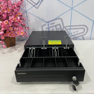 CASHDRAWER CODESHOP CK-335 B WARNA HITAM 4 SLOT KERTAS 5 SLOT KOIN RJ 11