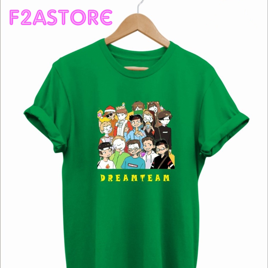 KAOS-BAJU MINECRAFT DREAM TEAM SMP FULL MEMBER - TSHIRT DREAM SMP F2ASTORE