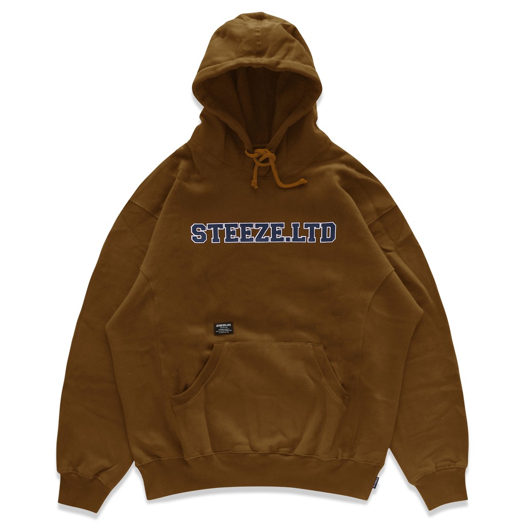 STEEZE.LTD - COLLEGE PULLOVER HOODIE TAN