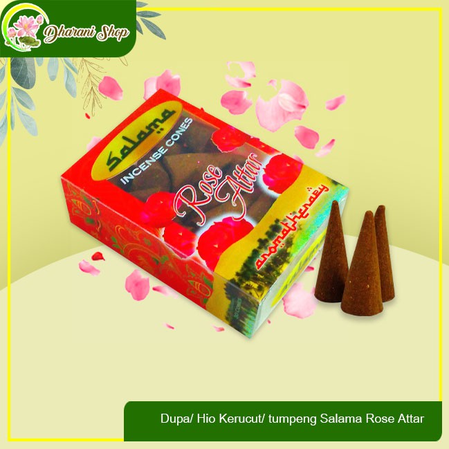 Dupa/ Hio Kerucut/ tumpeng Salama Rose Attar