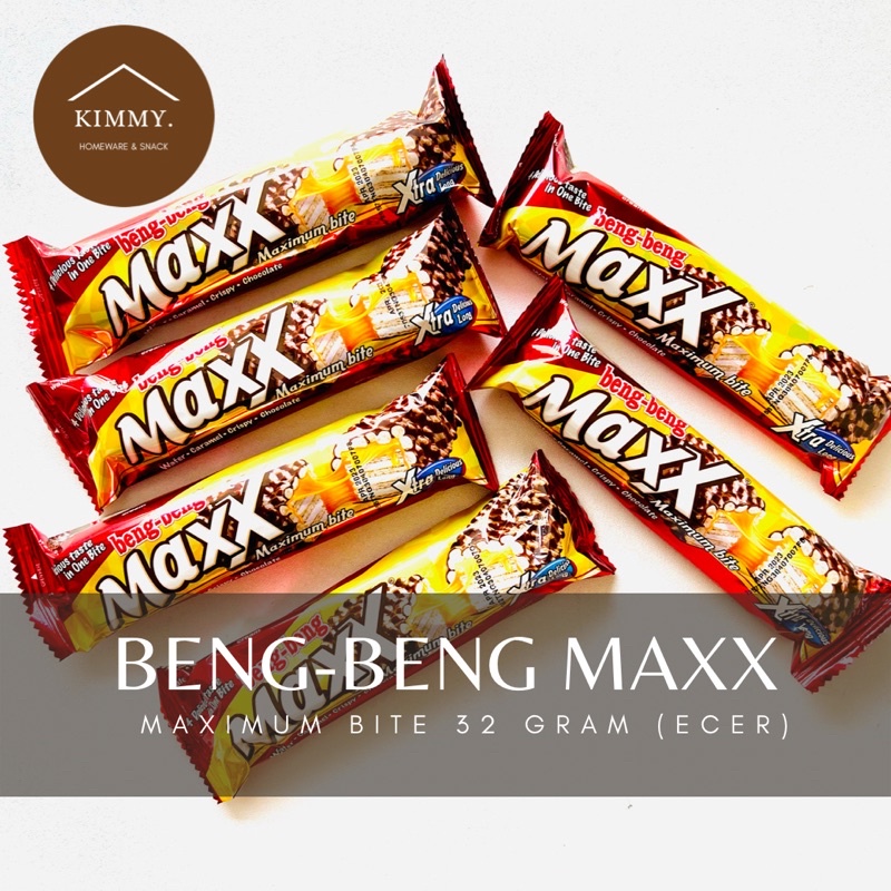 BENG-BENG MAXX 32 GRAM ECER SATUAN / BENGBENG WAFER COKELAT CARAMEL / BENG BENG COKELAT